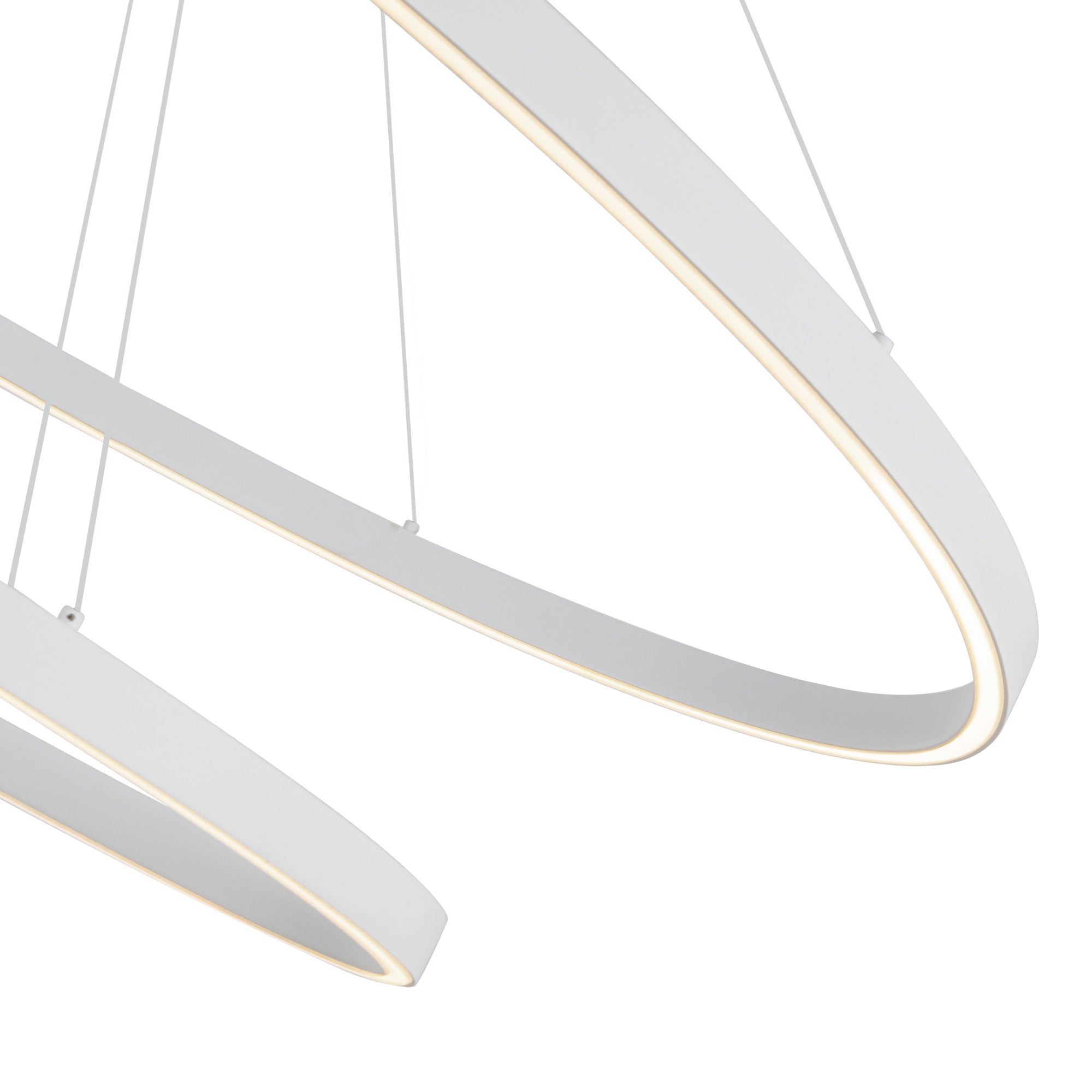 Ovale 53-in 2 Layer Chandelier