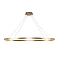 Ovale 53-in Linear Pendant — Brushed Gold
