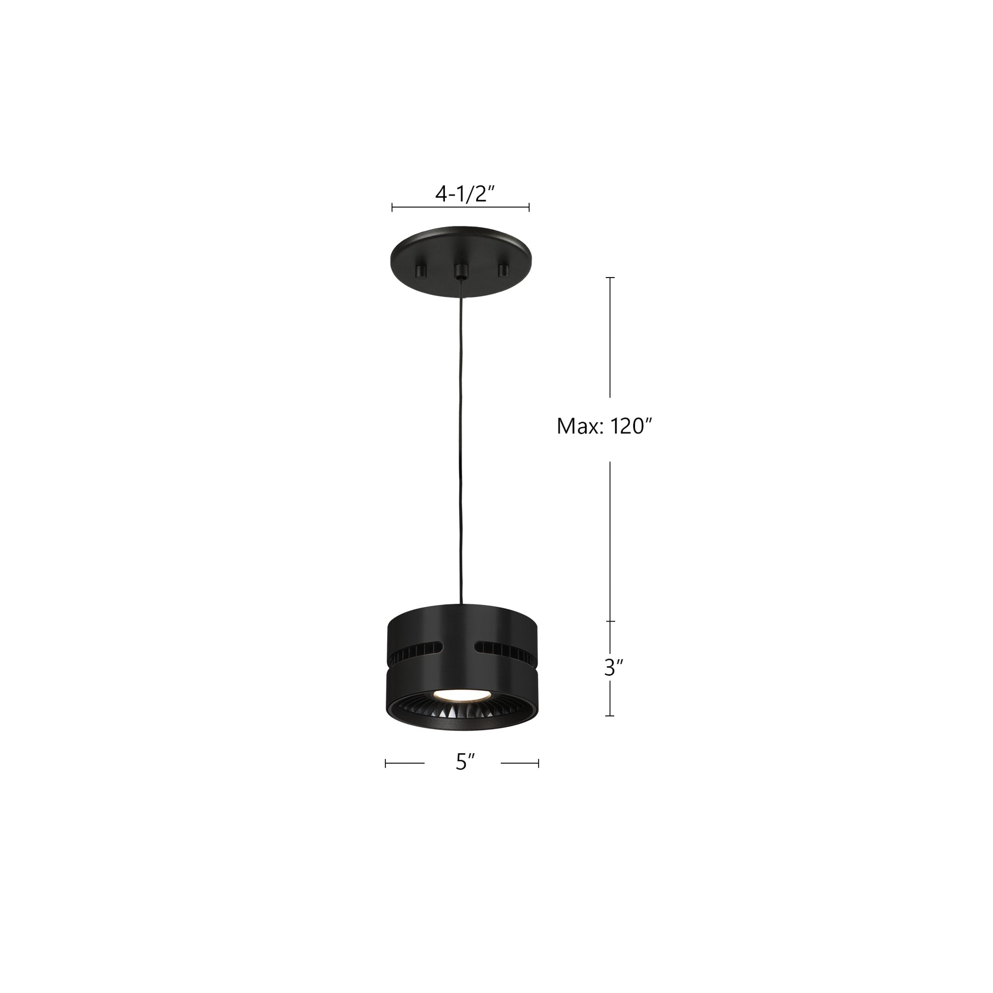 Oxford 5-in Pendant