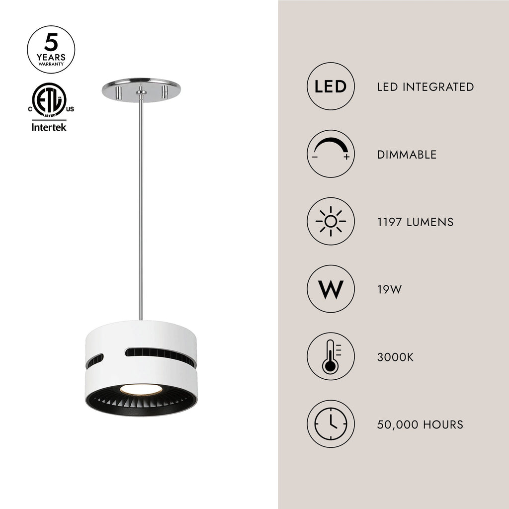 Oxford 5-in Pendant