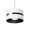 Oxford 5-in Pendant — White
