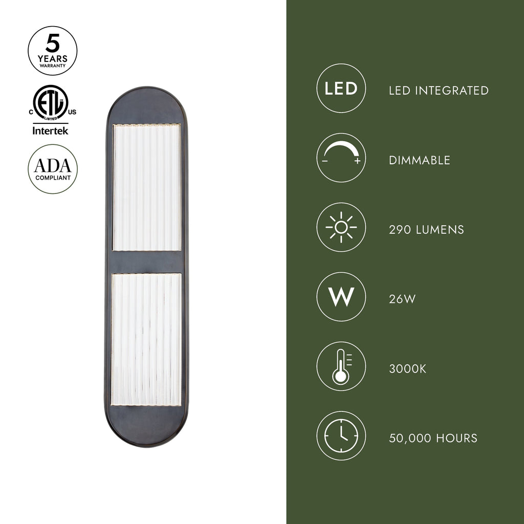 Palais 24-in Wall/Vanity Light