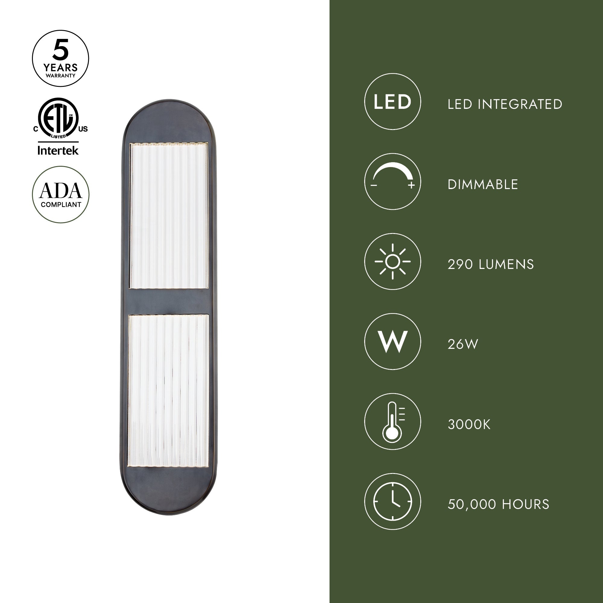 Palais 24-in Wall/Vanity Light