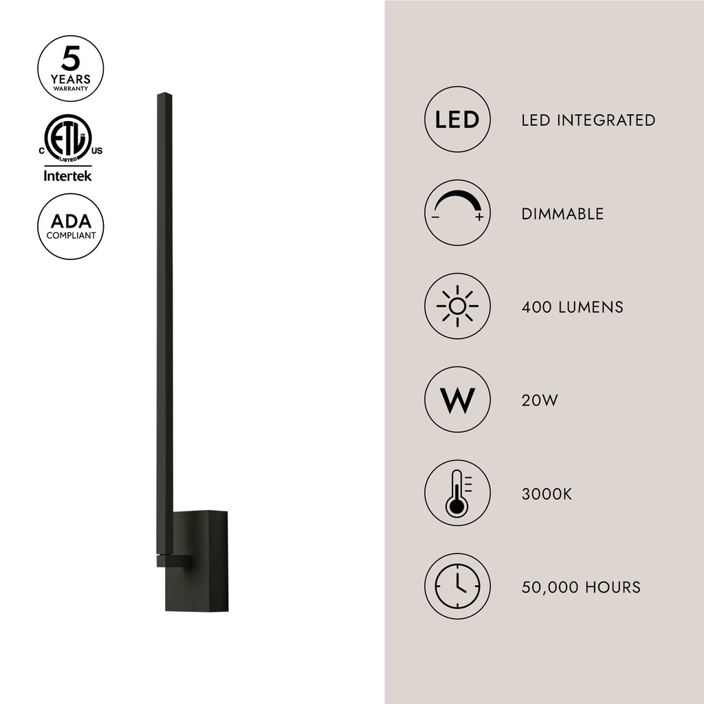 Pandora 25-in Wall Sconce