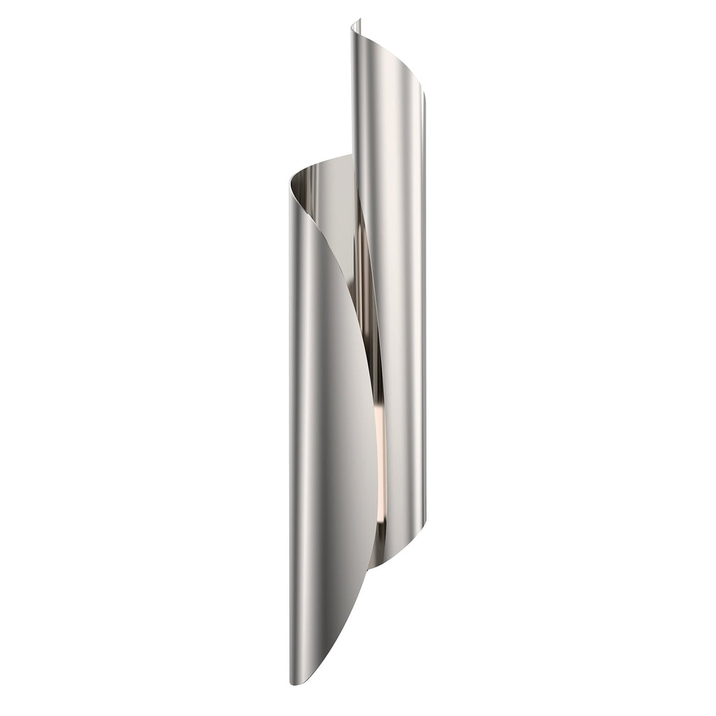 Parducci 26-in Wall/Vanity Light — Polished Nickel