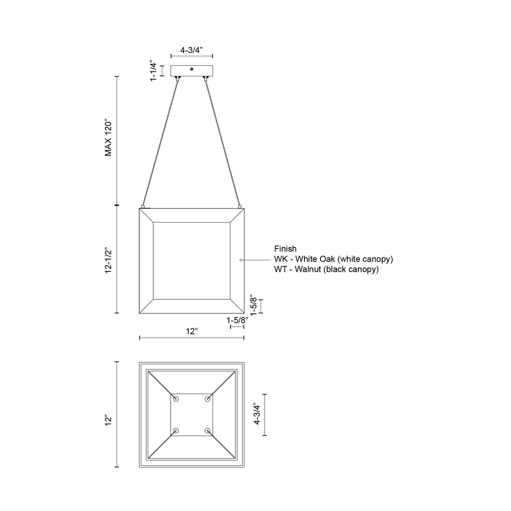 Morina 12-in Pendant