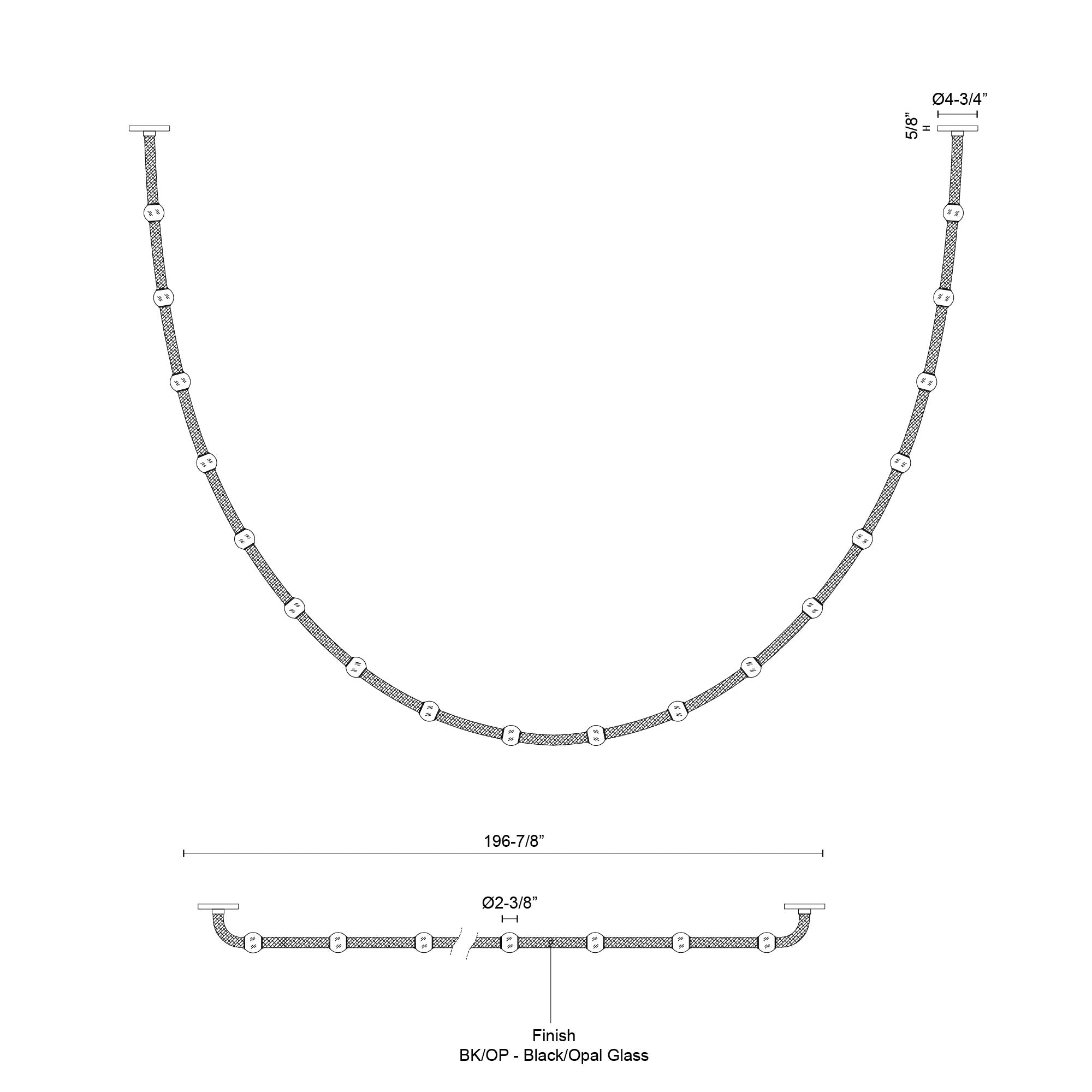 Corda 17-ft Pendant