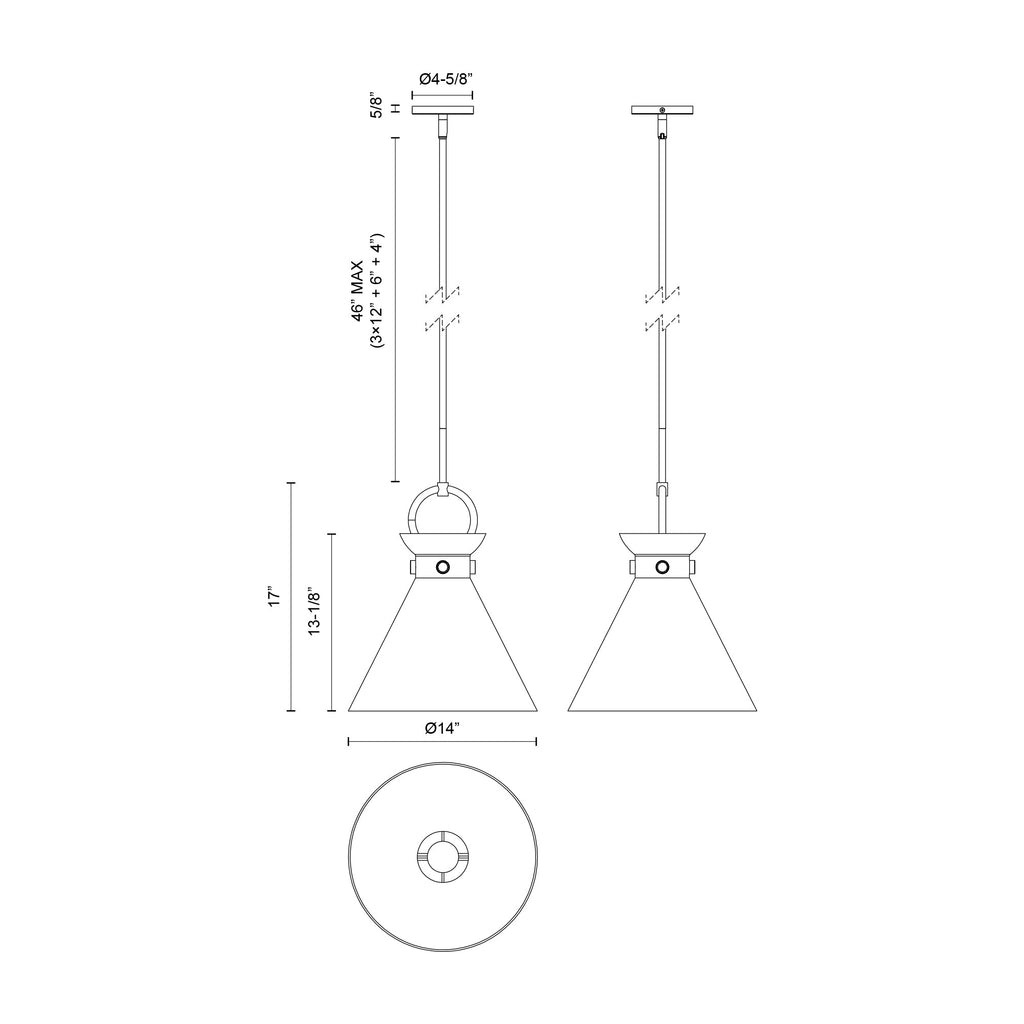 Emerson 14-in Pendant