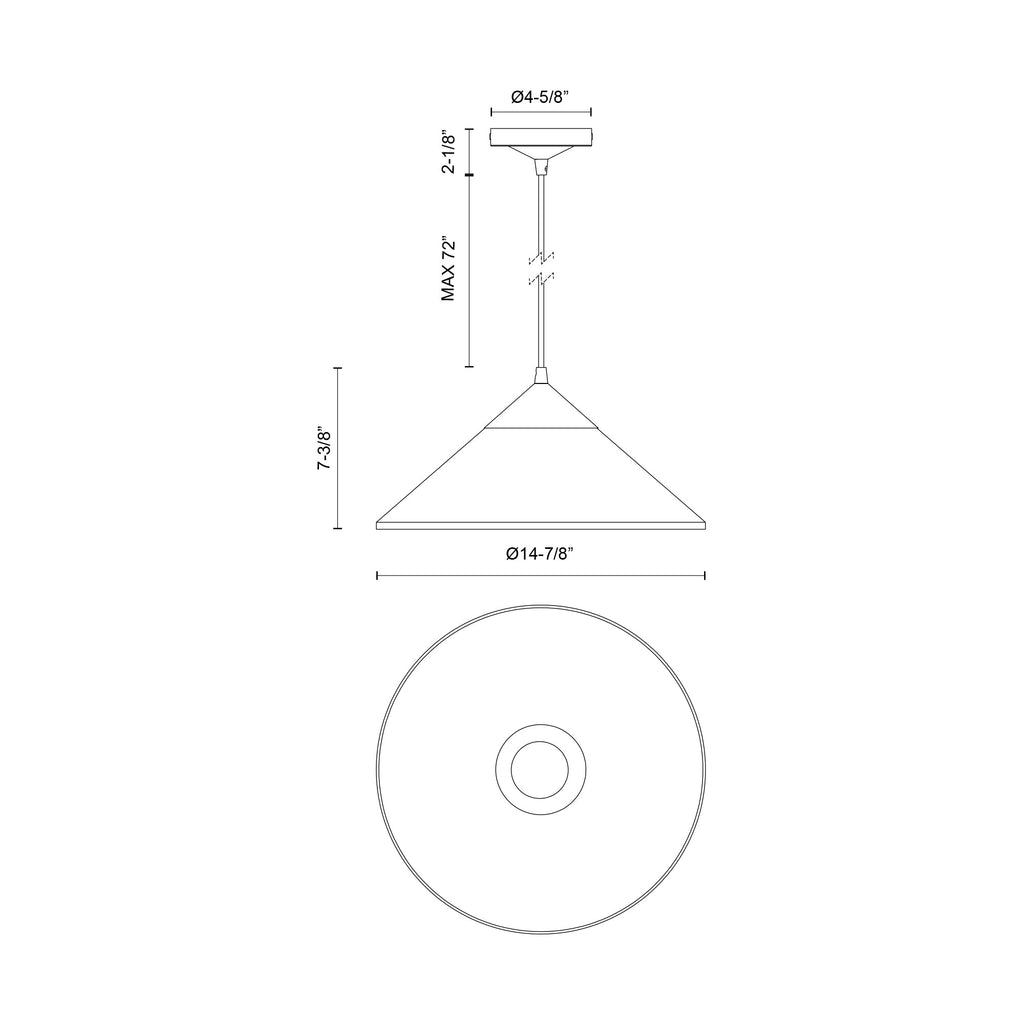 Mauer 15-in Pendant