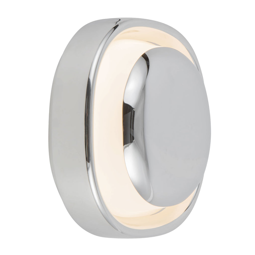 Pebble 8-in Wall Sconce — Chrome
