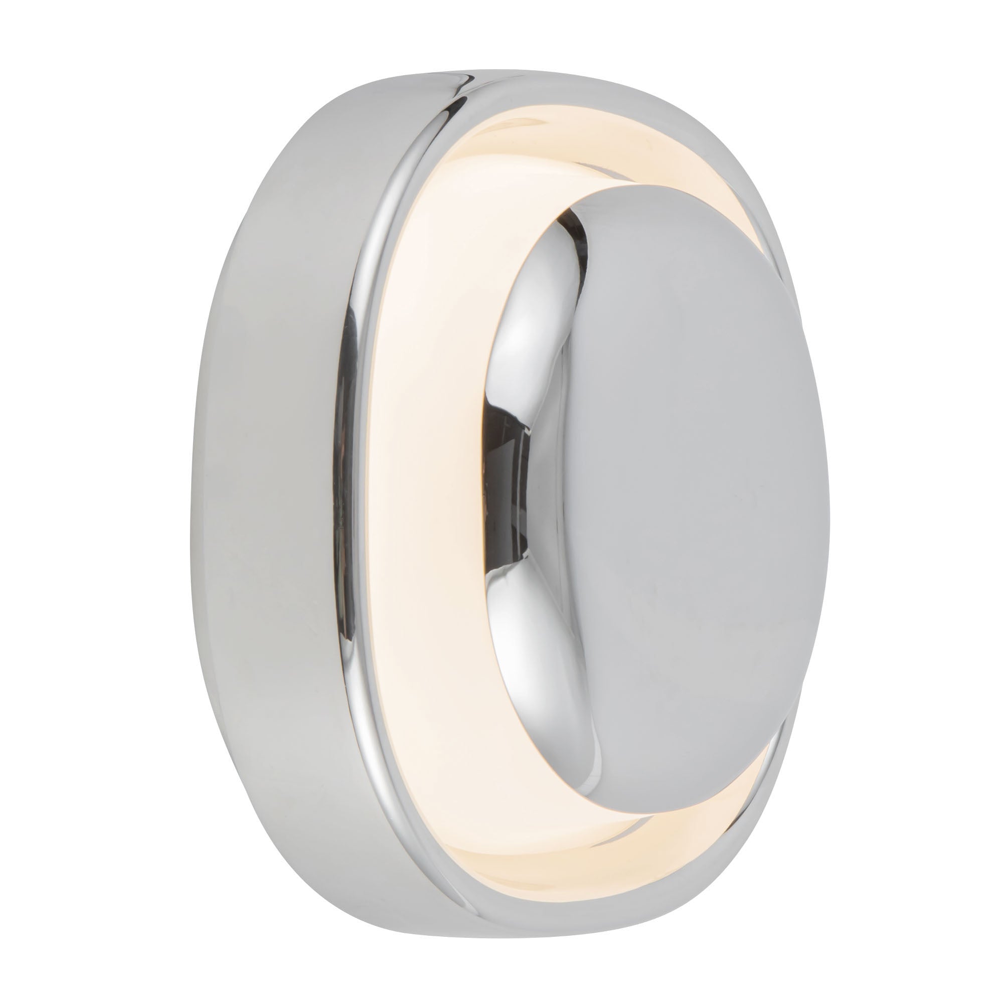 Pebble 8-in Wall Sconce — Chrome