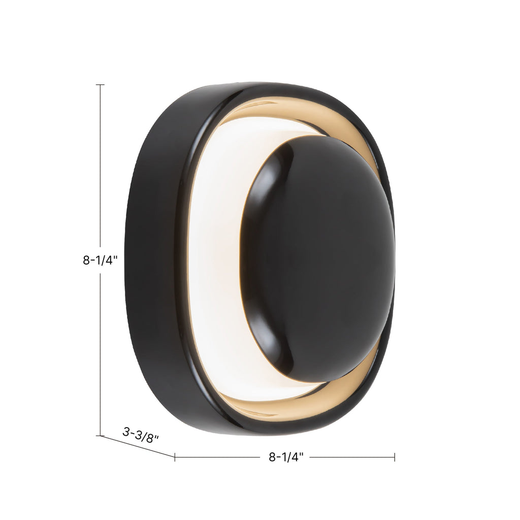 Pebble 8-in Wall Sconce