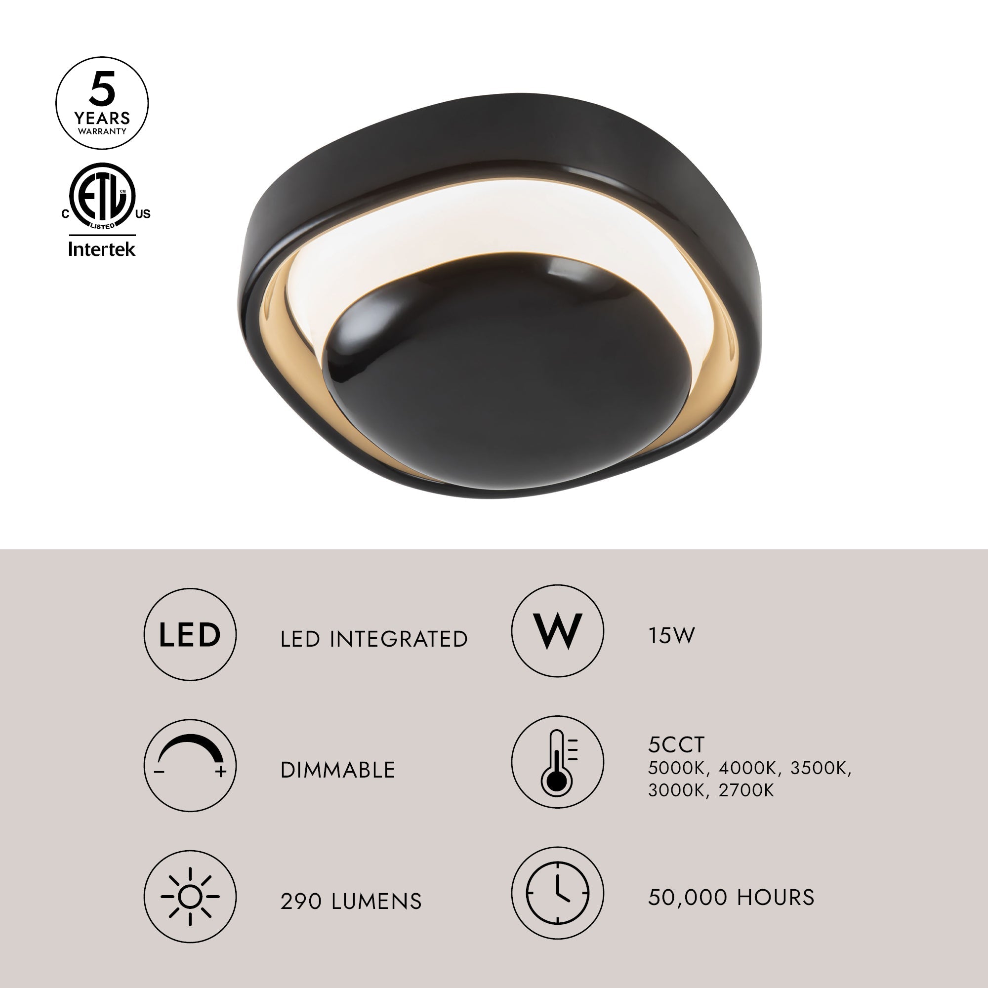 Pebble 8-in Wall Sconce