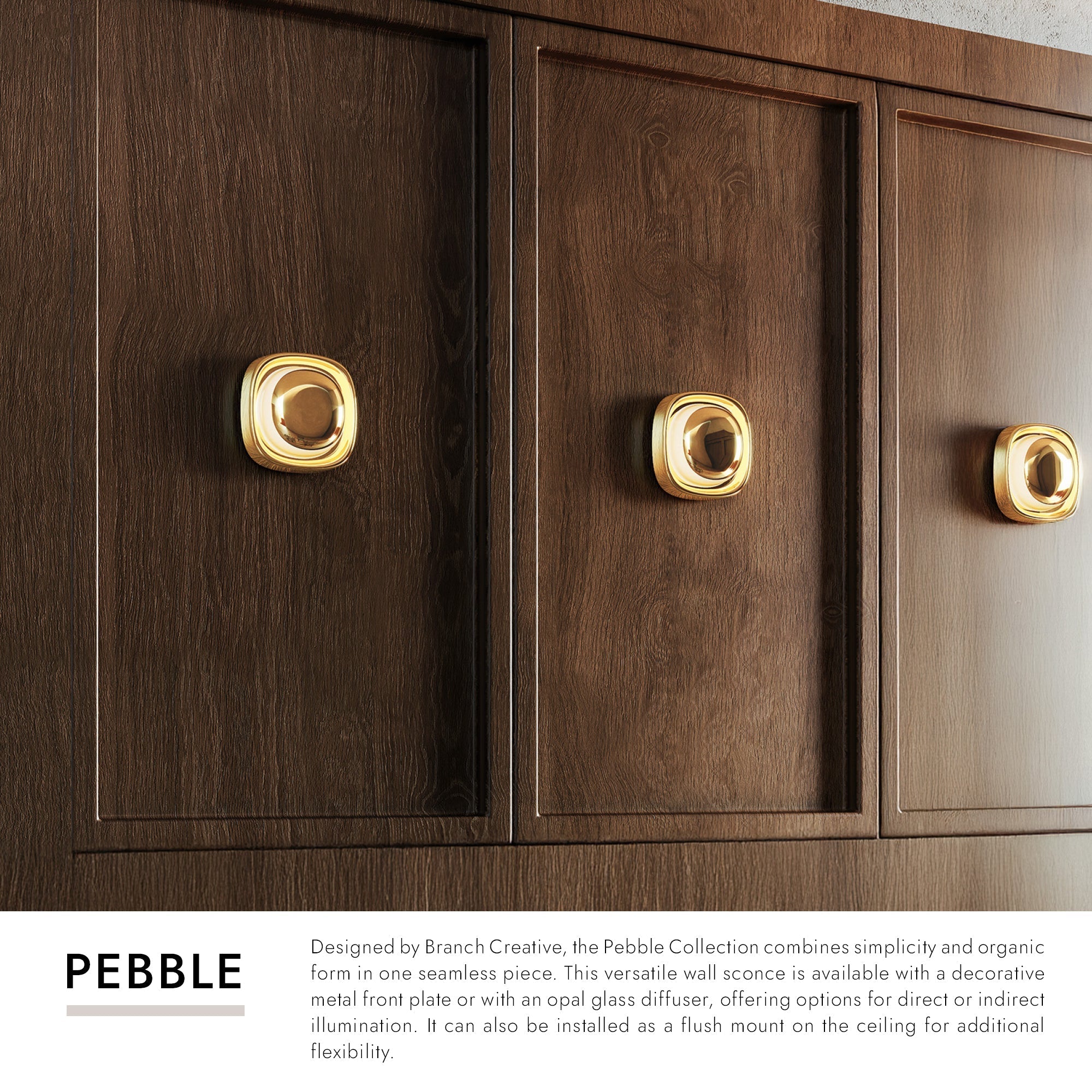 Pebble 8-in Wall Sconce
