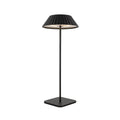 Pela 14-in Table Lamp — Black