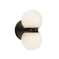 Peri 9-in Exterior Wall — Black/Opal Glass