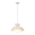 Perth 14-in Pendant — White/Opal Glass