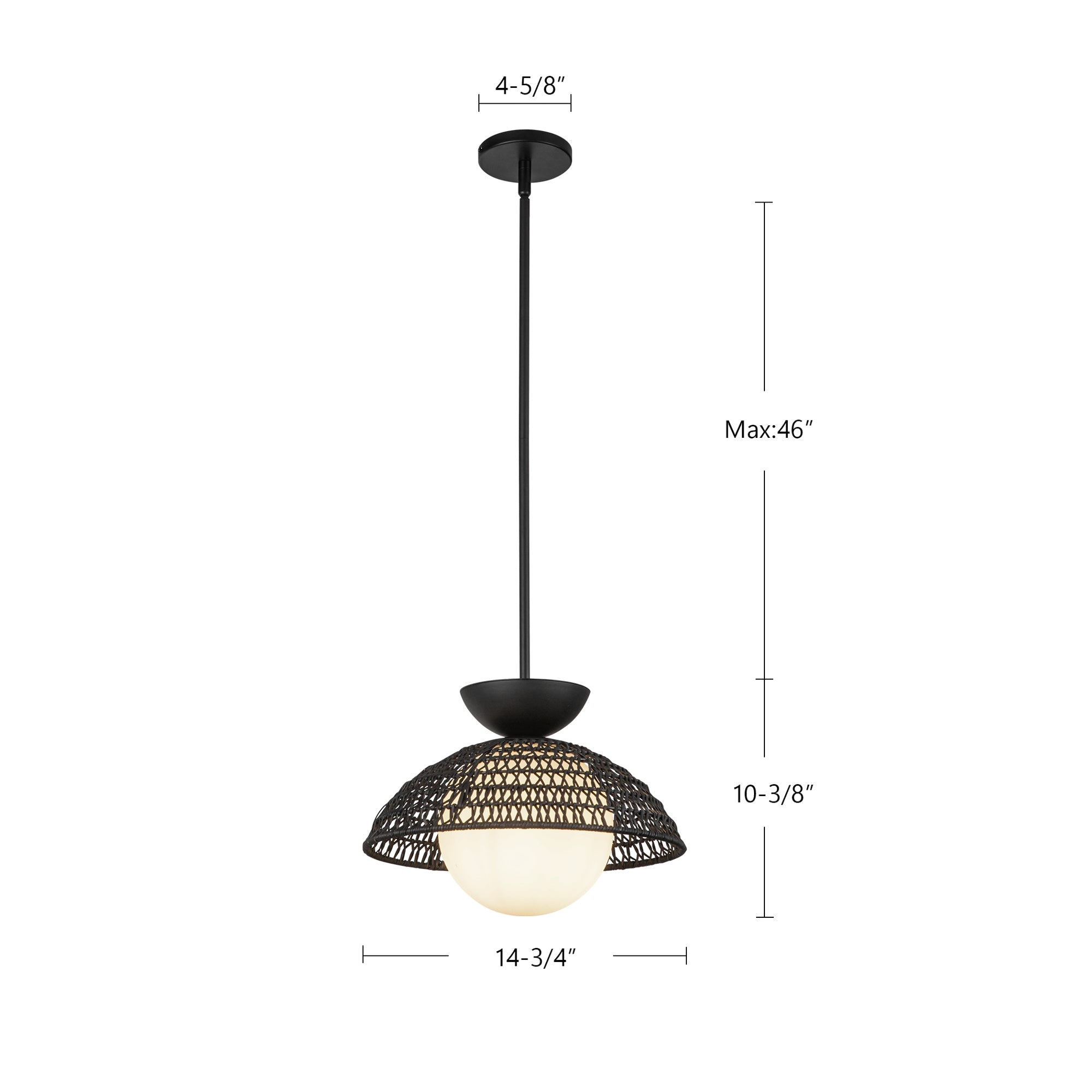 Perth 14-in Pendant
