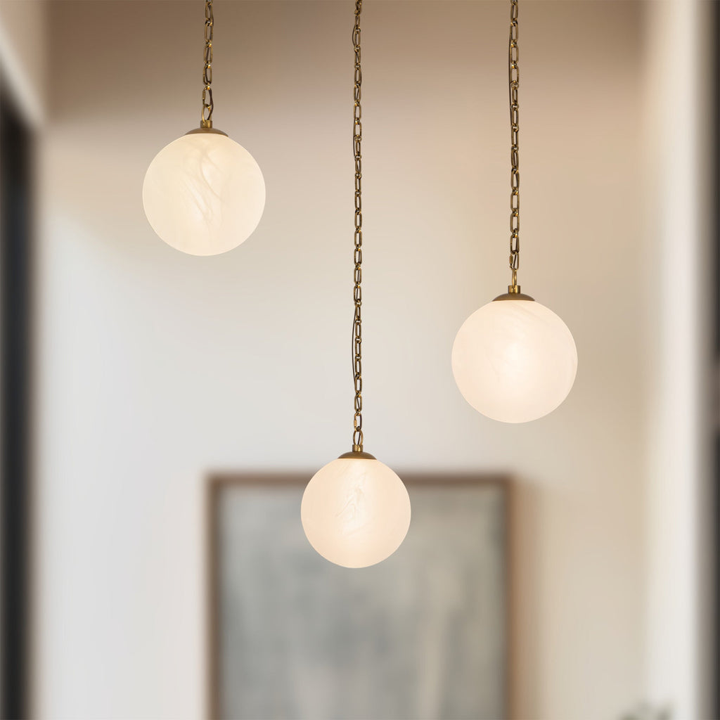 Petra 12-in 3-Head Chandelier