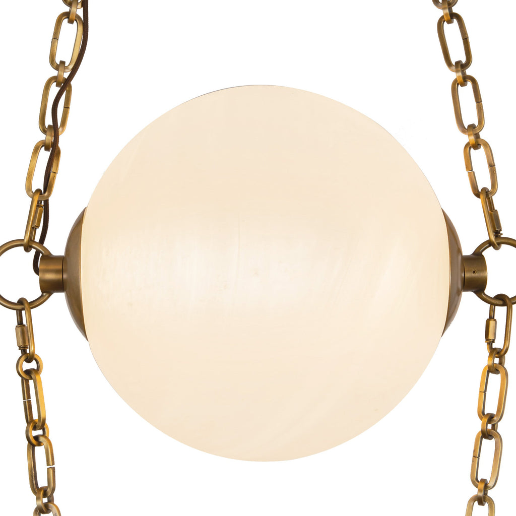 Petra 10-in 3-Head Chandelier