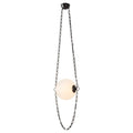 Petra 10-in Pendant — Urban Bronze/Cloudy Glass