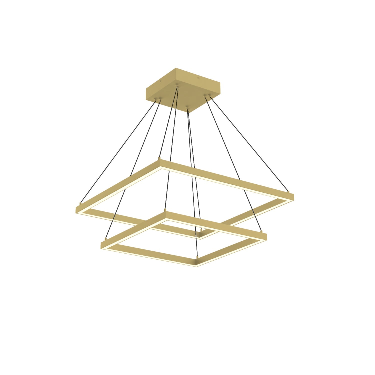 Piazza 24-in 2 Layer Chandelier