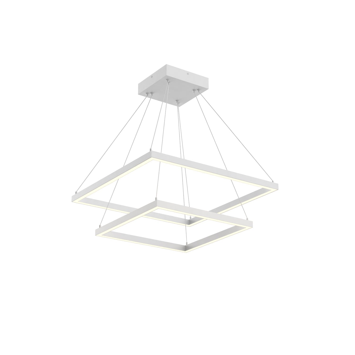 Piazza 24-in 2 Layer Chandelier