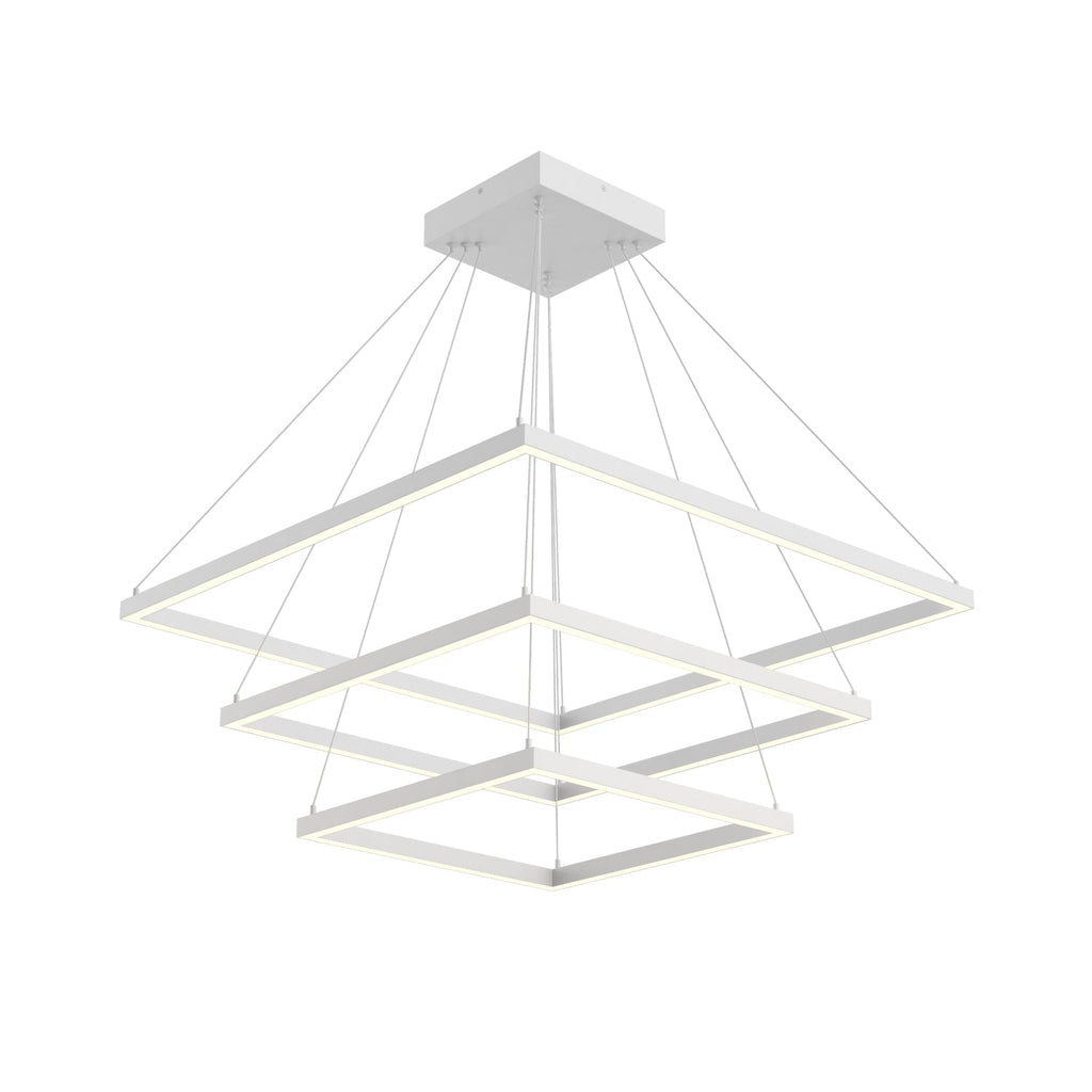 Piazza 32-in 3 Layer Chandelier