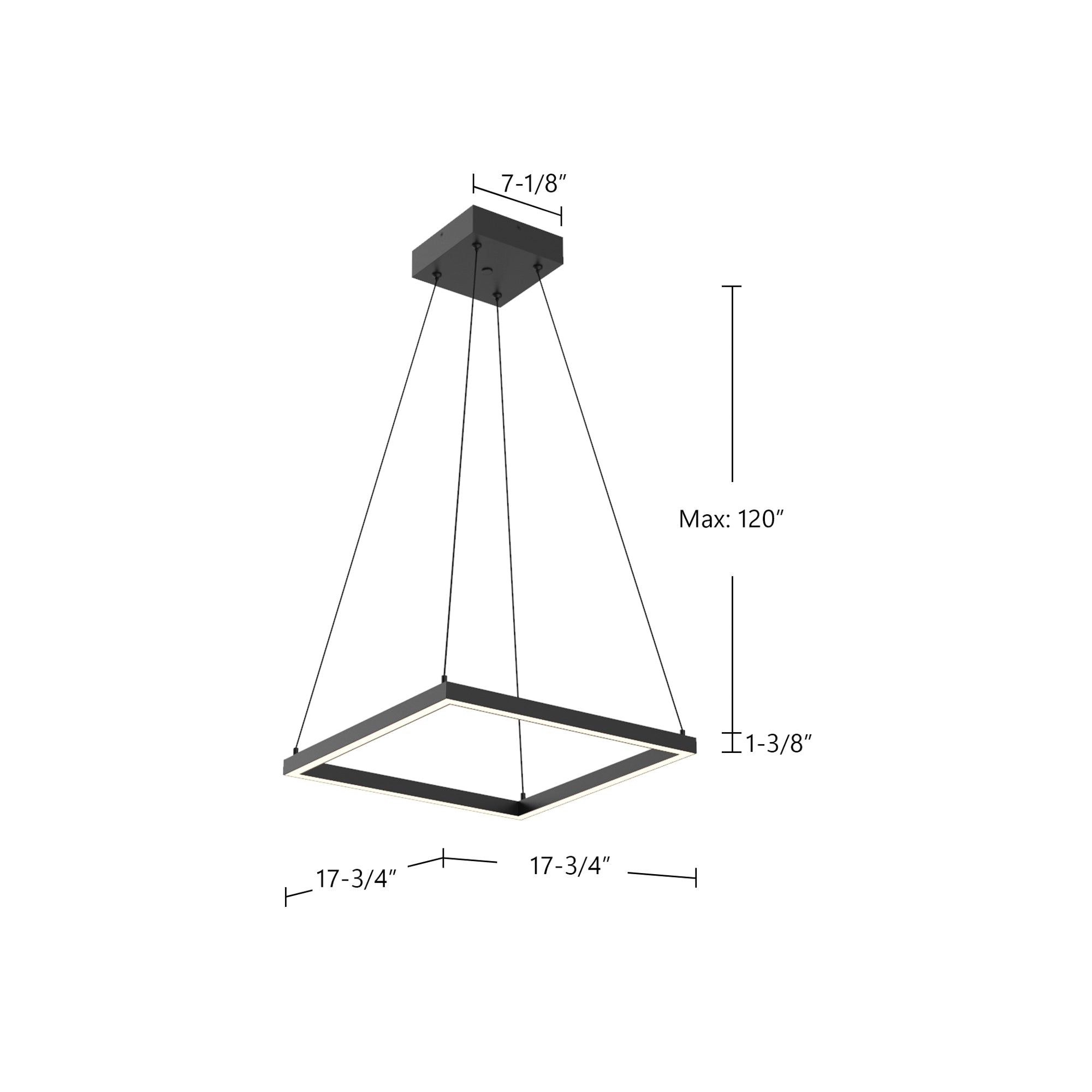 Piazza 18-in Pendant
