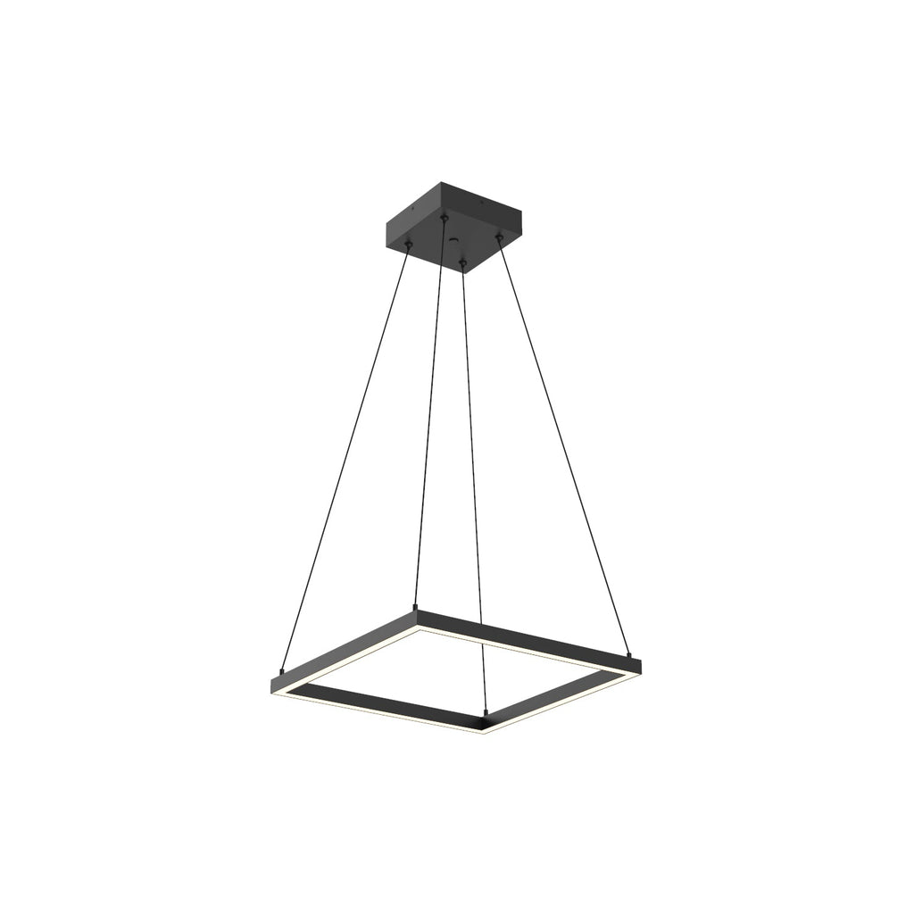 Piazza 18-in Pendant — Black