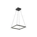 Piazza 18-in Pendant — Black