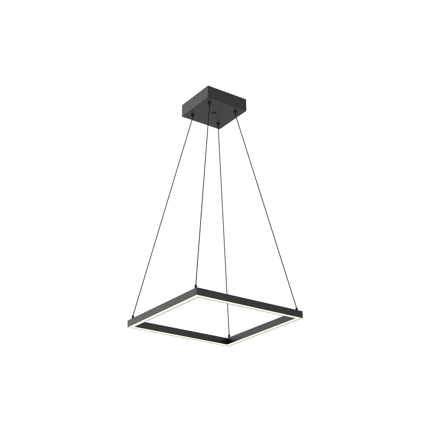Piazza 18-in Pendant — Black