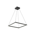 Piazza 24-in Pendant — Black [Universal Voltage and 0-10 Dimming]