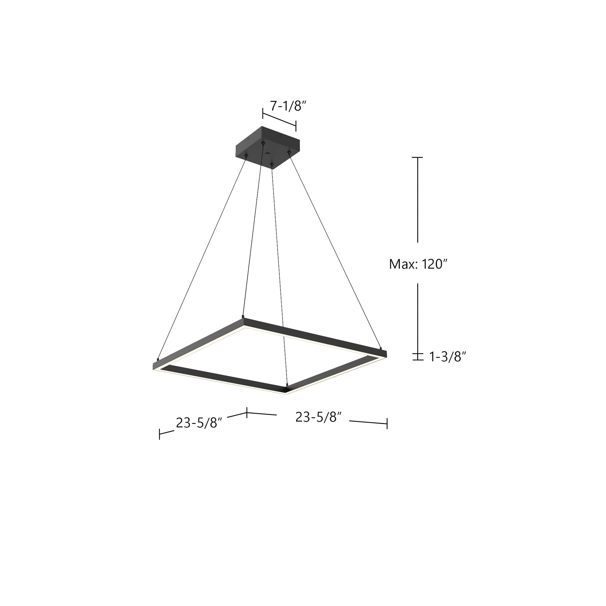 Piazza 24-in Pendant