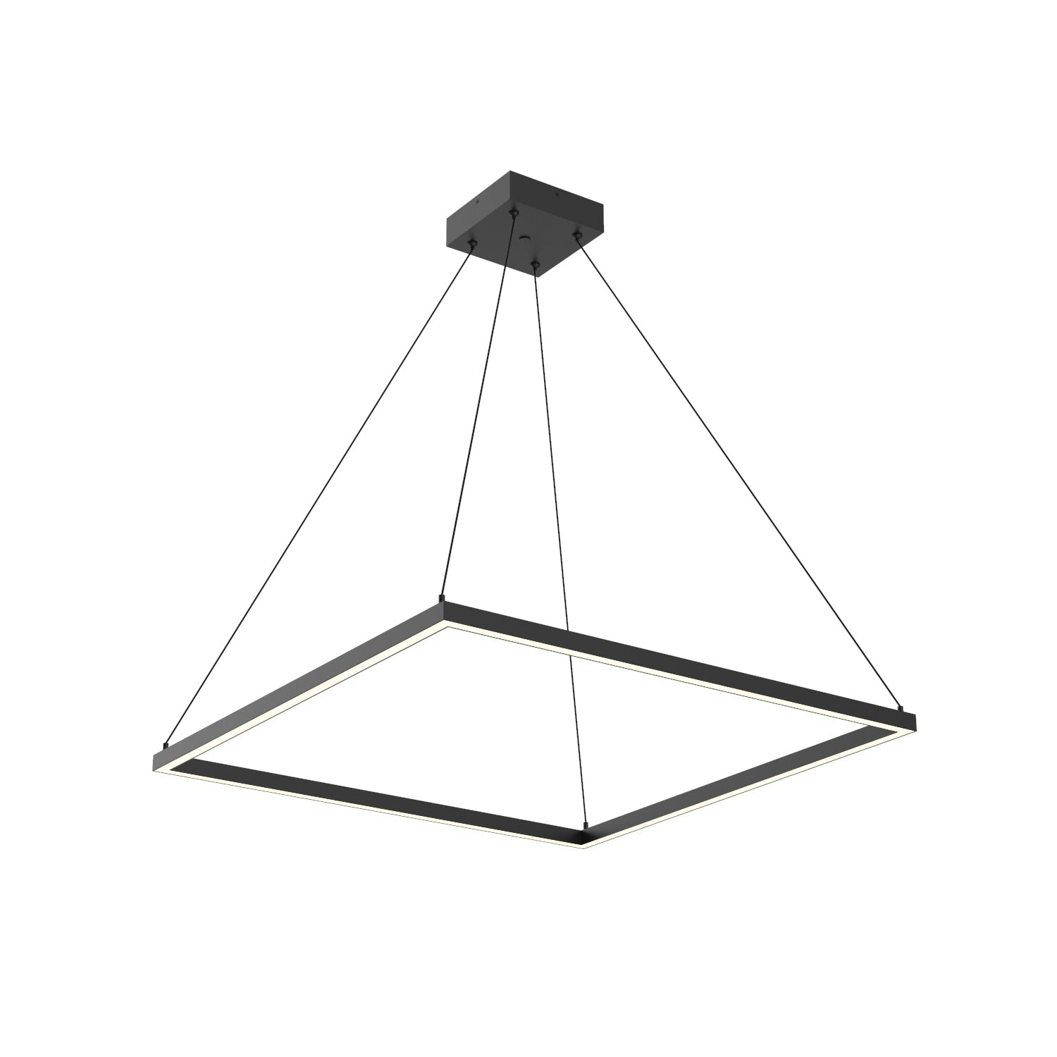Piazza 32-in Pendant — Black [Universal Voltage and 0-10 Dimming]