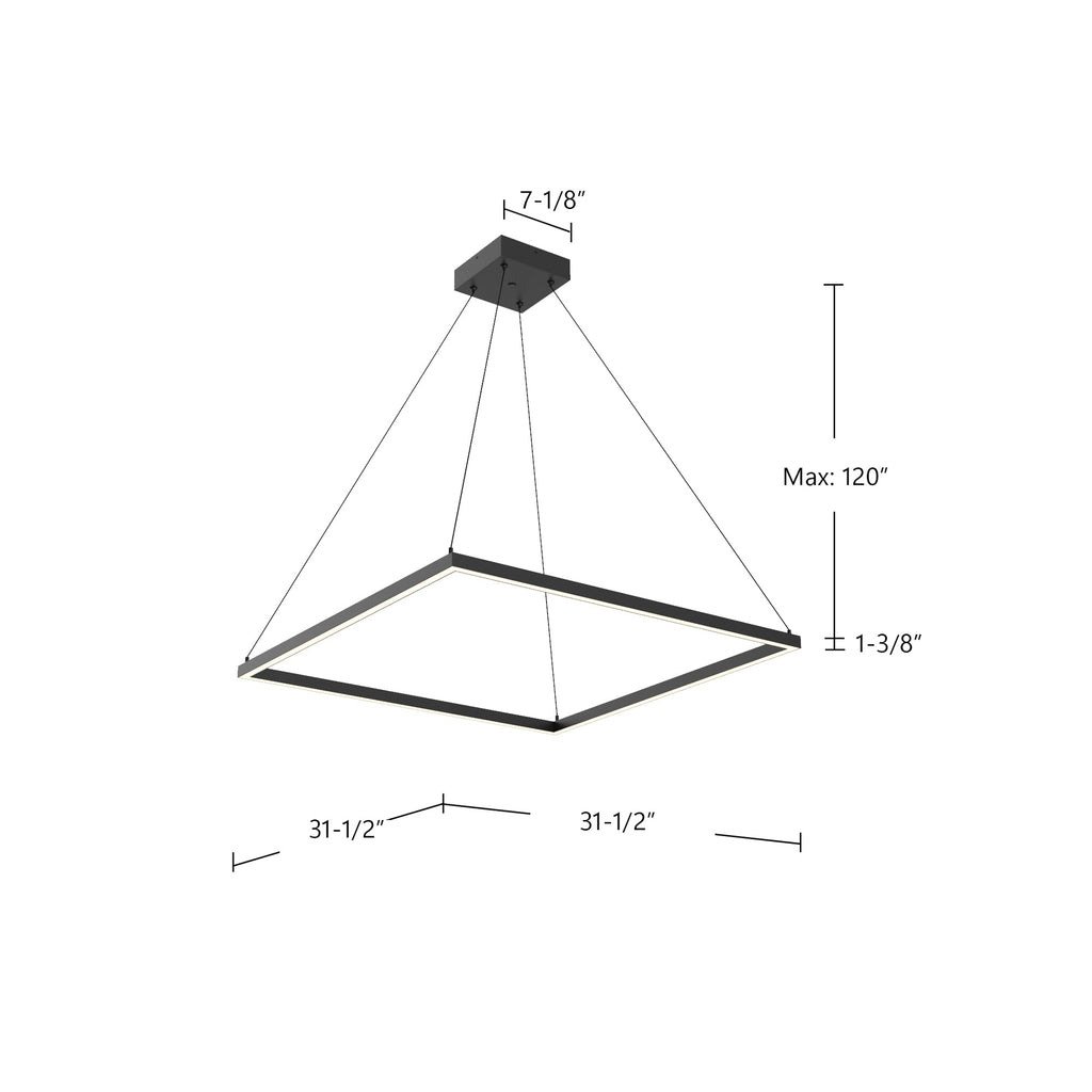 Piazza 32-in Pendant