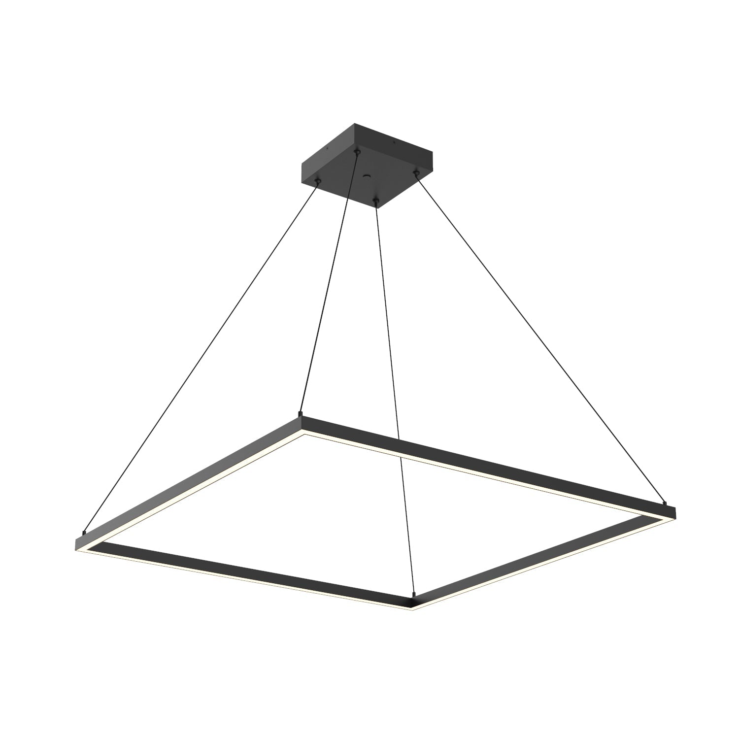 Piazza 36-in Pendant — Black [Universal Voltage and 0-10 Dimming]