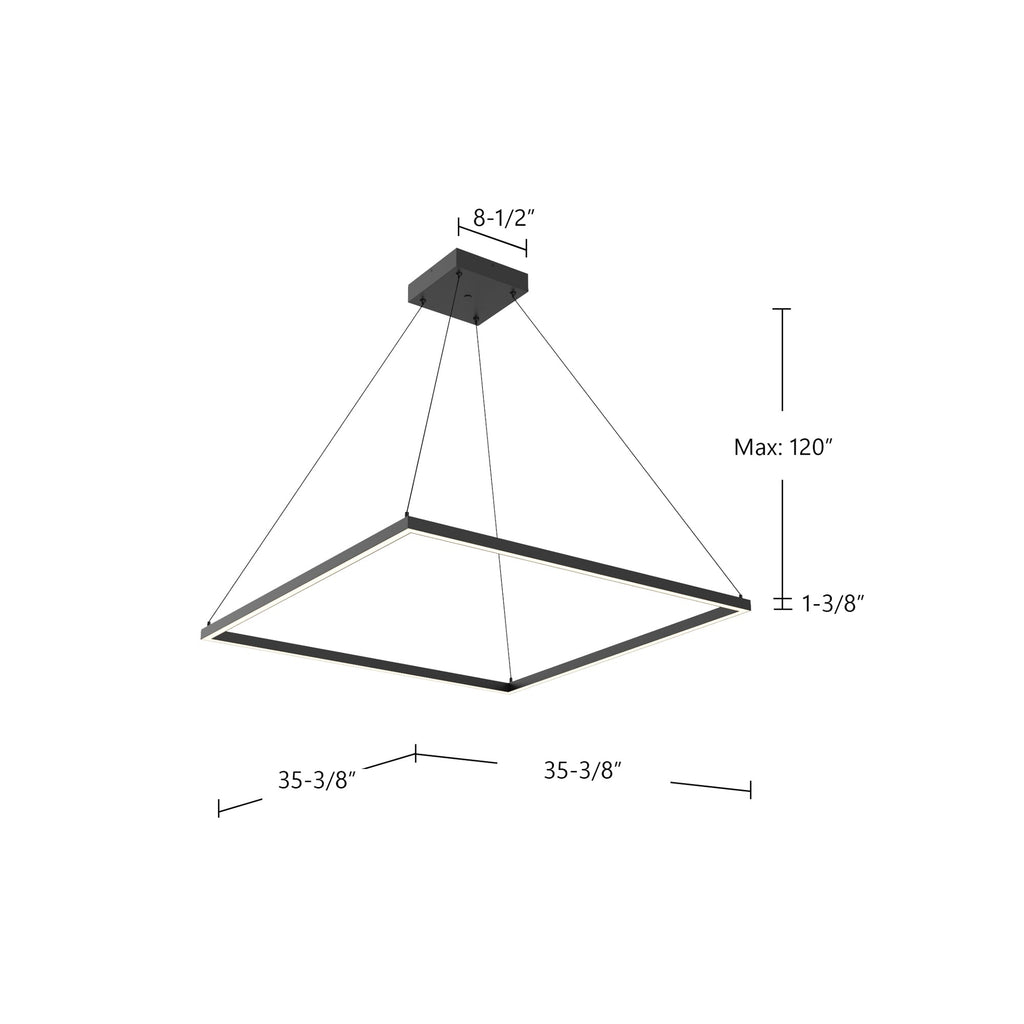 Piazza 36-in Pendant