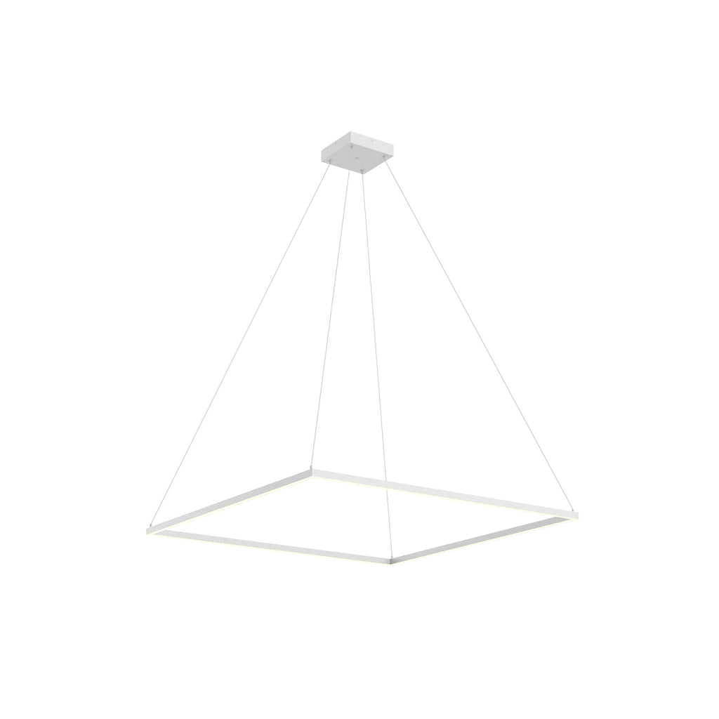 Piazza 48-in Pendant — White [Universal Voltage and 0-10 Dimming]