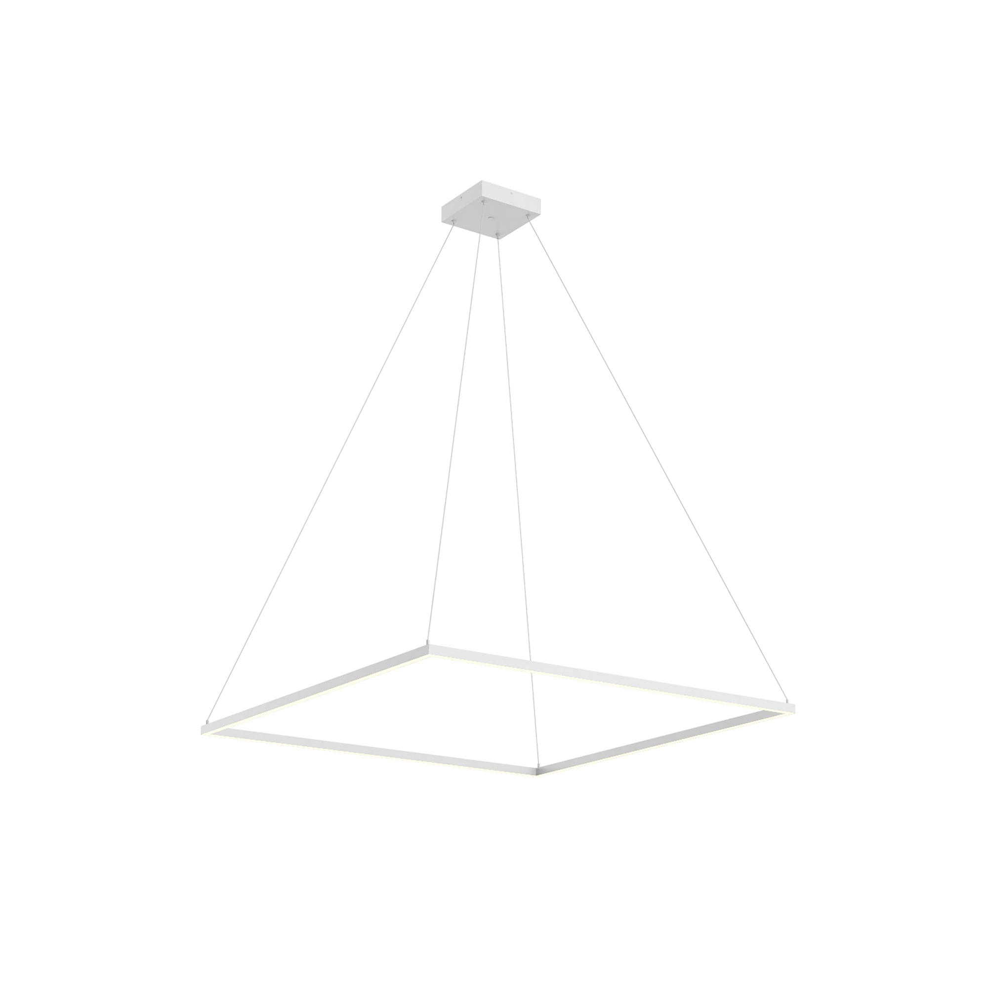 Piazza 48-in Pendant — White [Universal Voltage and 0-10 Dimming]