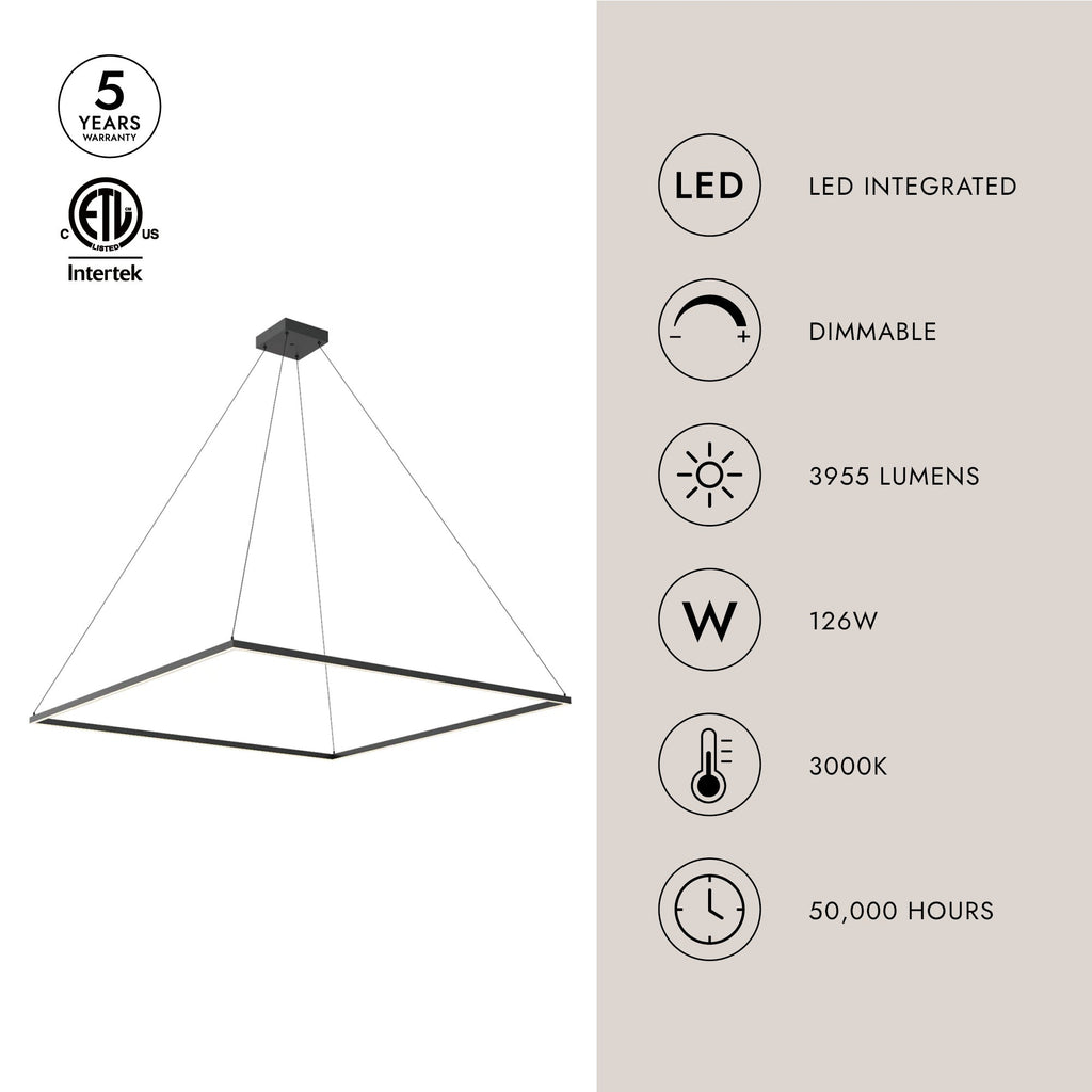 Piazza 60-in Pendant