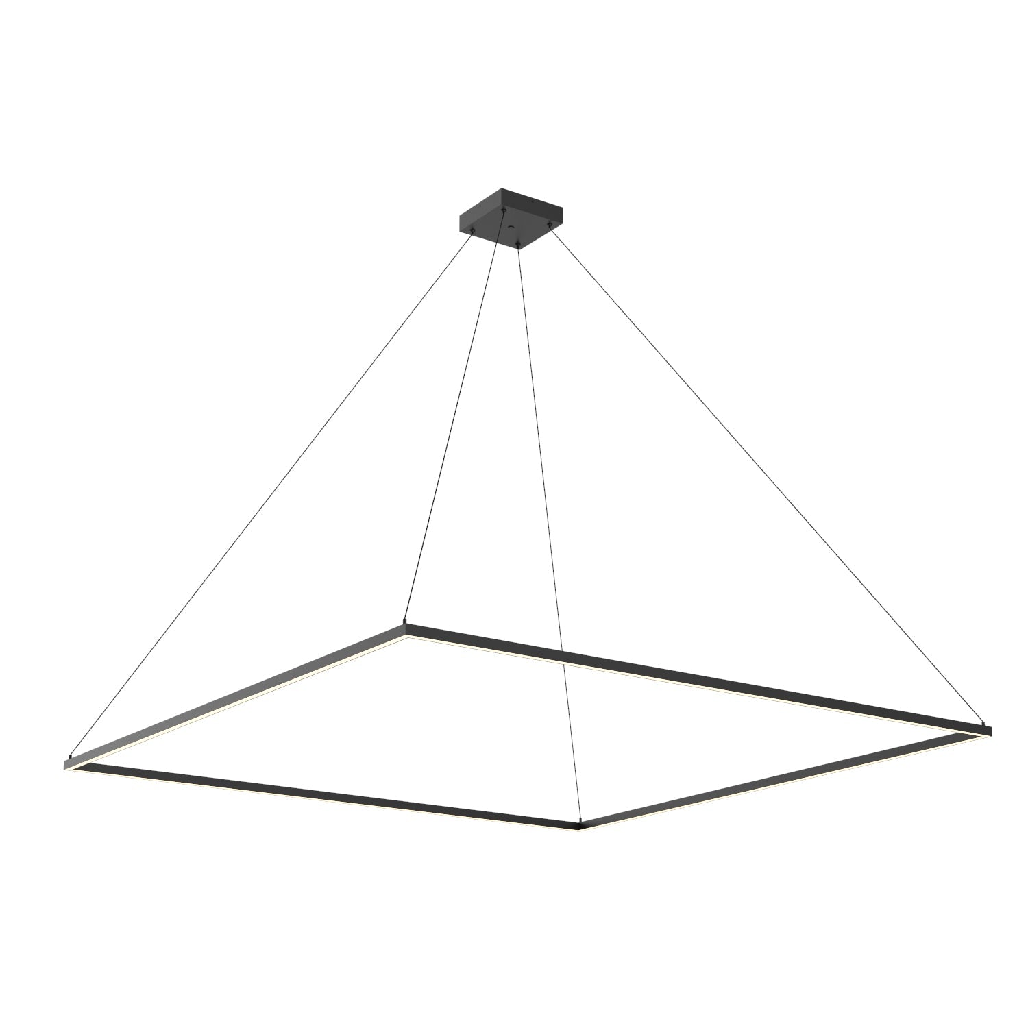Piazza 72-in Pendant — Black