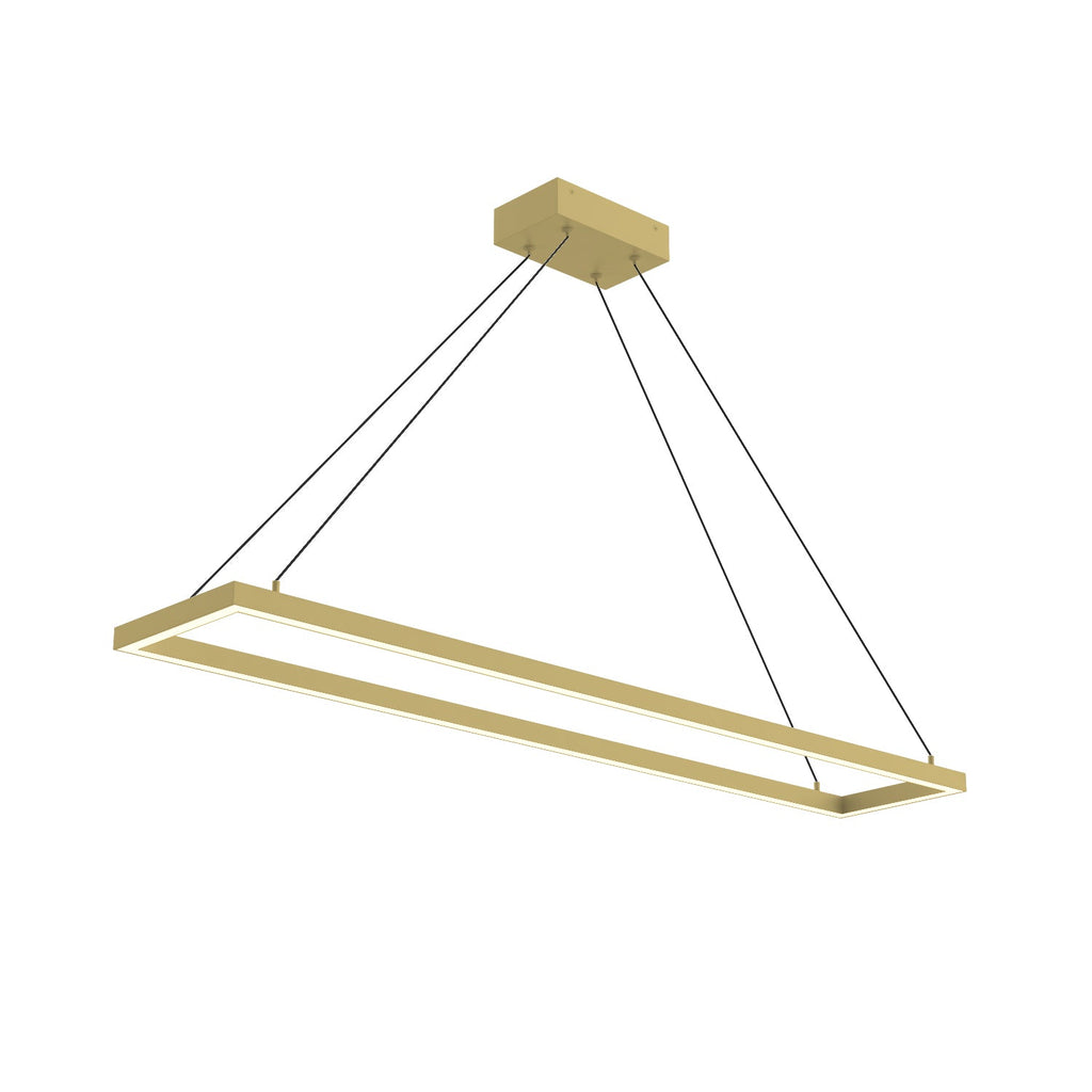 Piazza 48-in Pendant — Brushed Gold