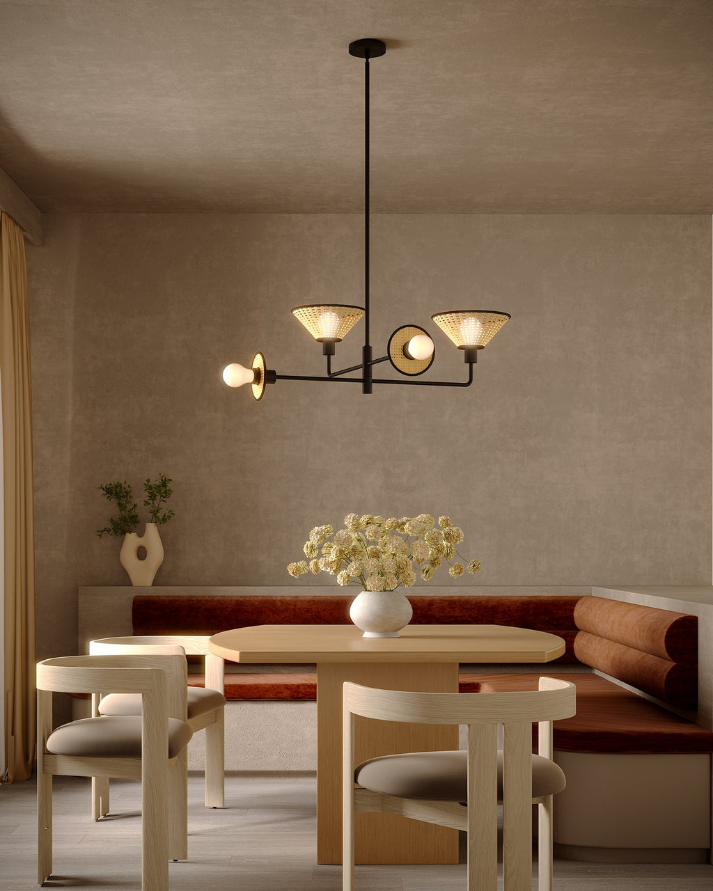 Piper 38-in Chandelier