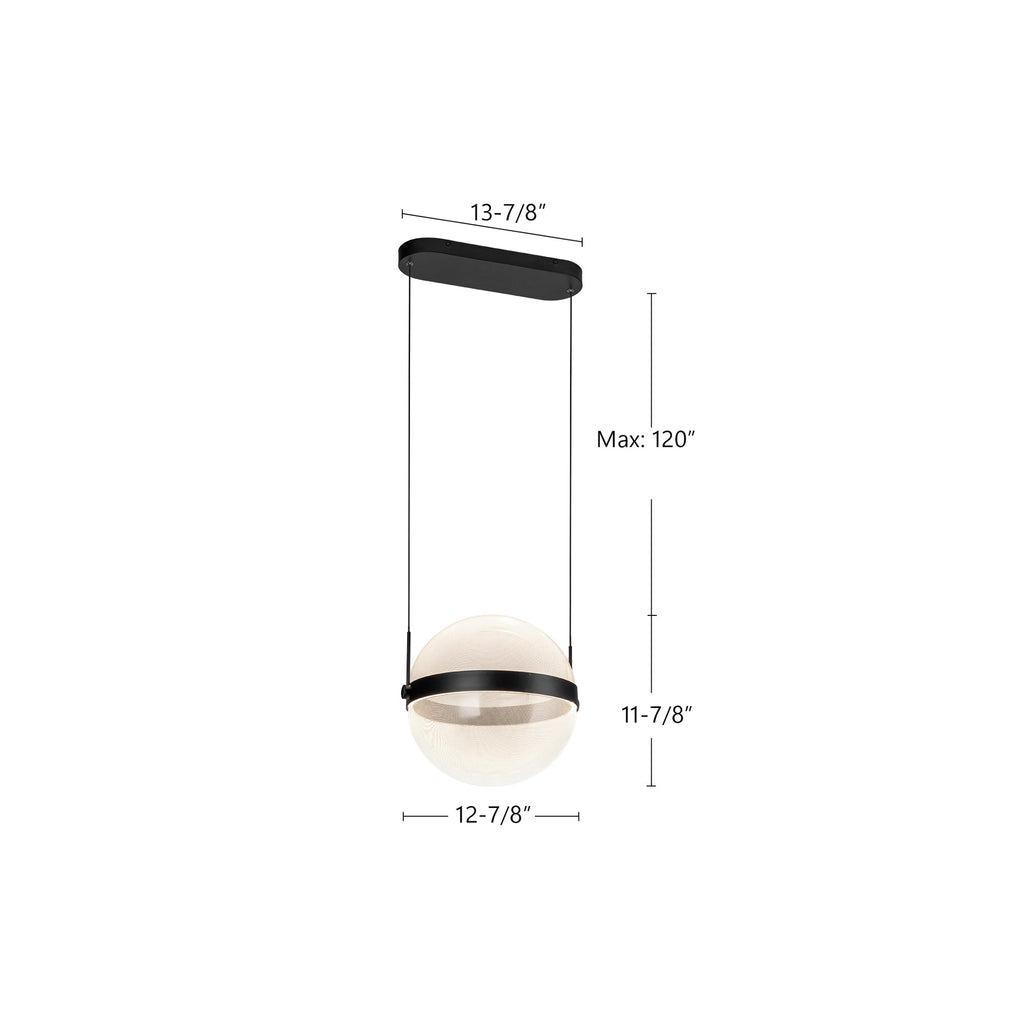 Pisces 12-in Pendant