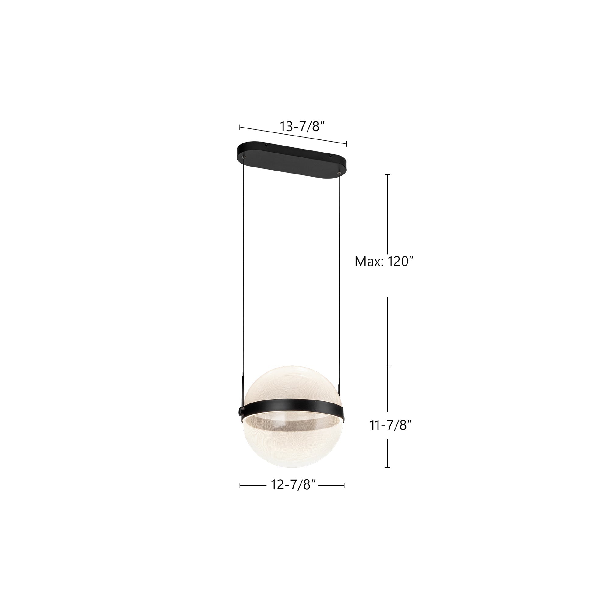 Pisces 12-in Pendant