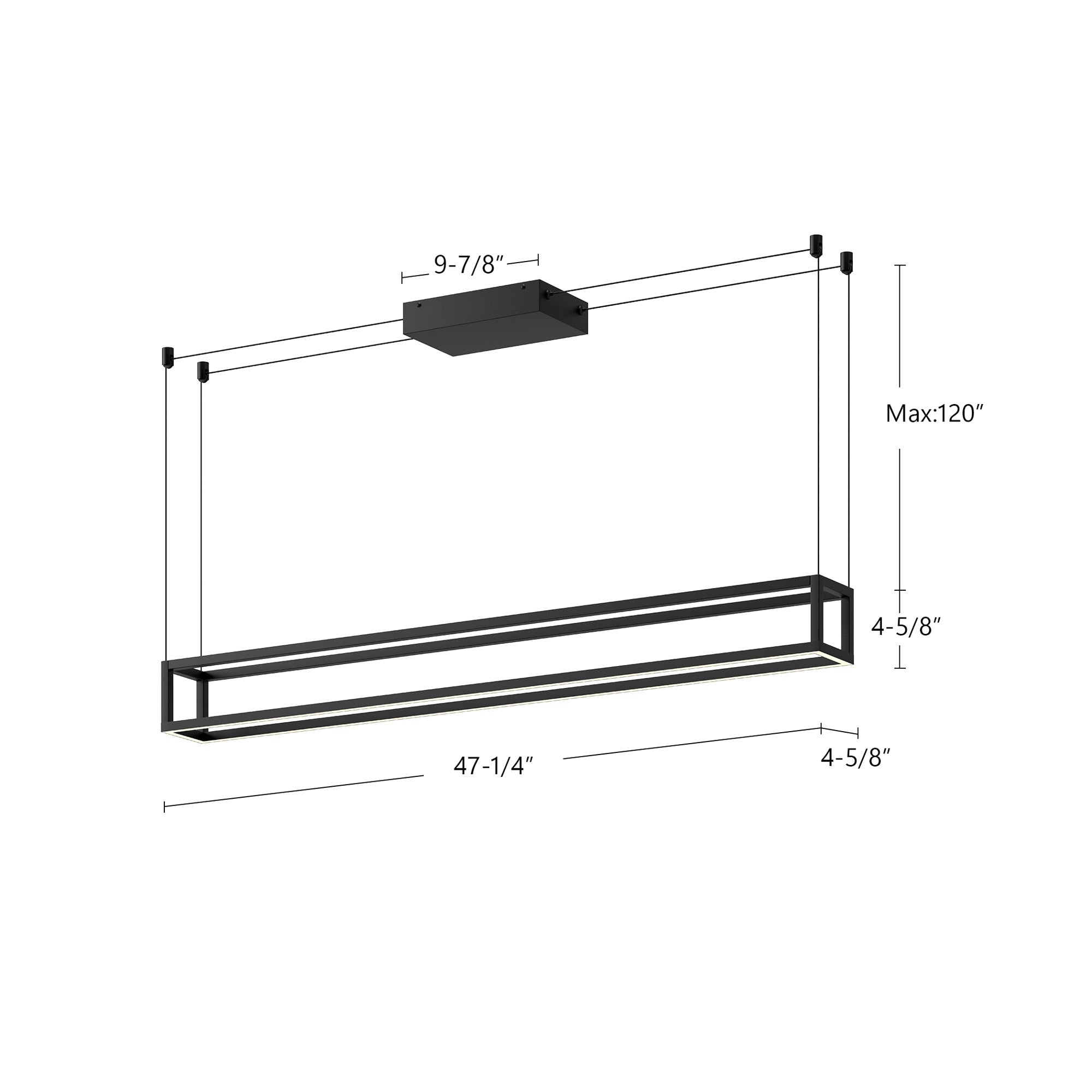 Plaza 48-inch Linear Pendant