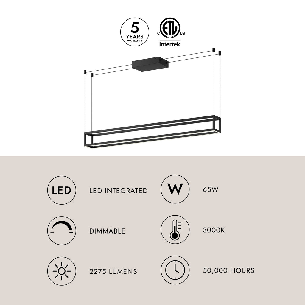 Plaza 48-inch Linear Pendant