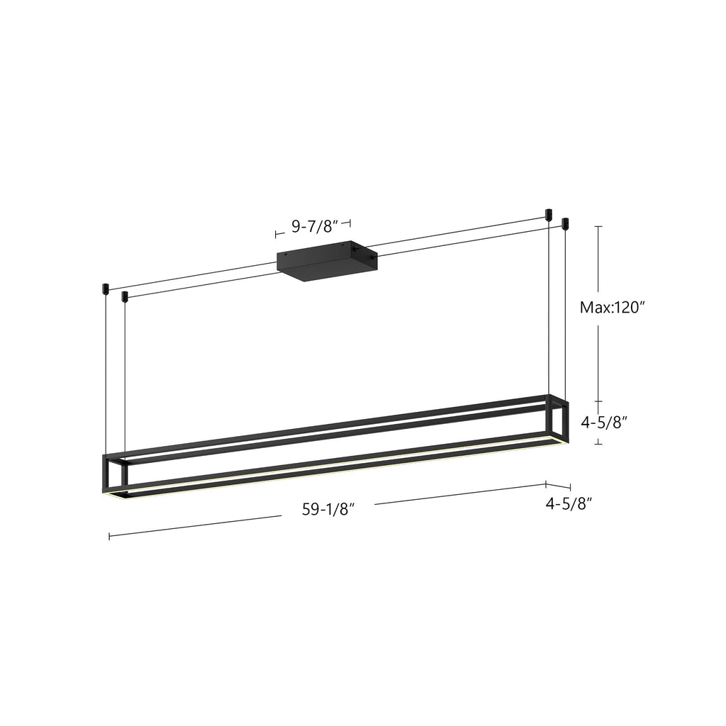 Plaza 60-inch Linear Pendant