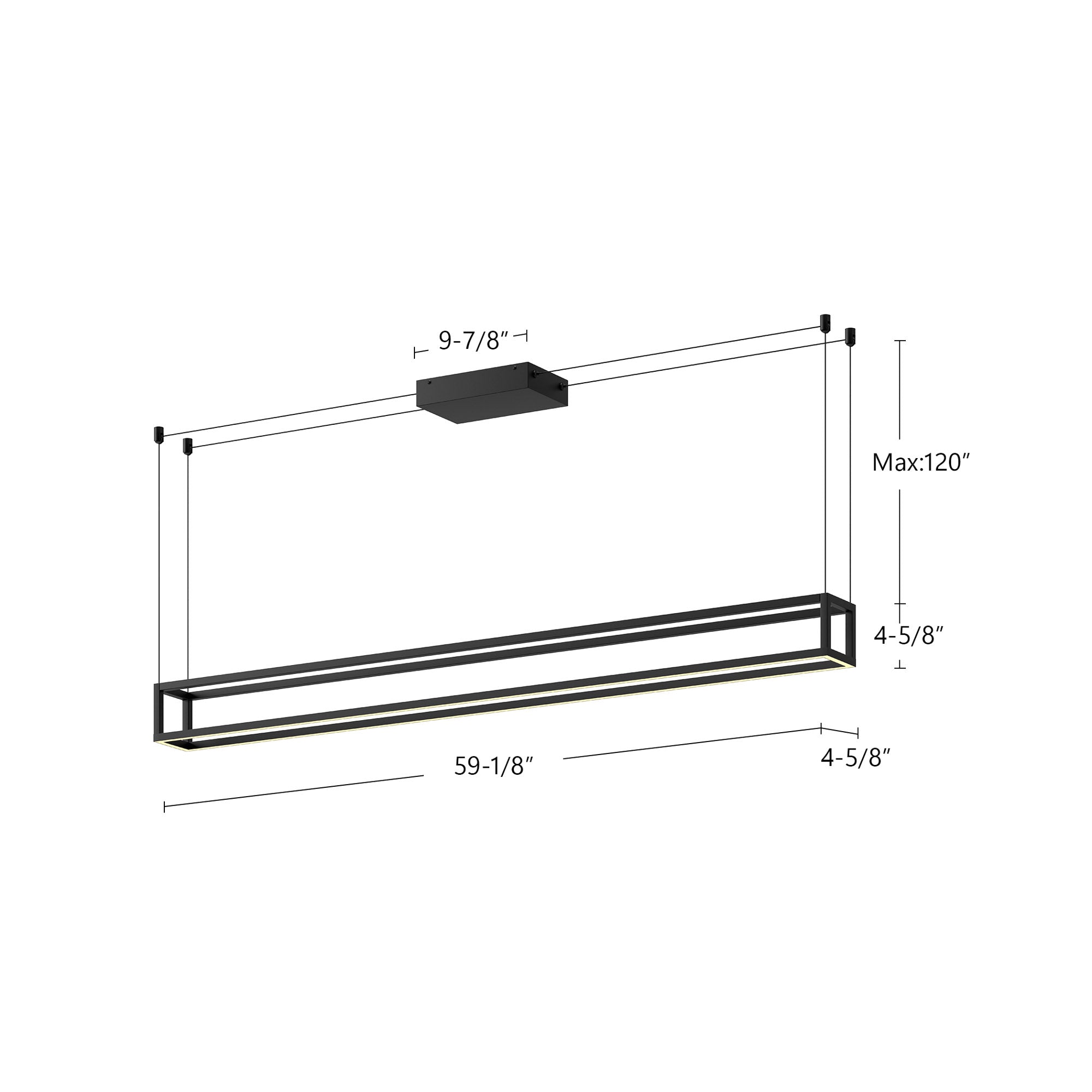 Plaza 60-inch Linear Pendant